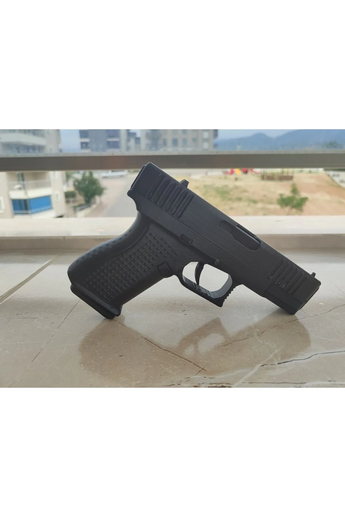 Glock 19 Hareketli Özel Tasarım - Siyah