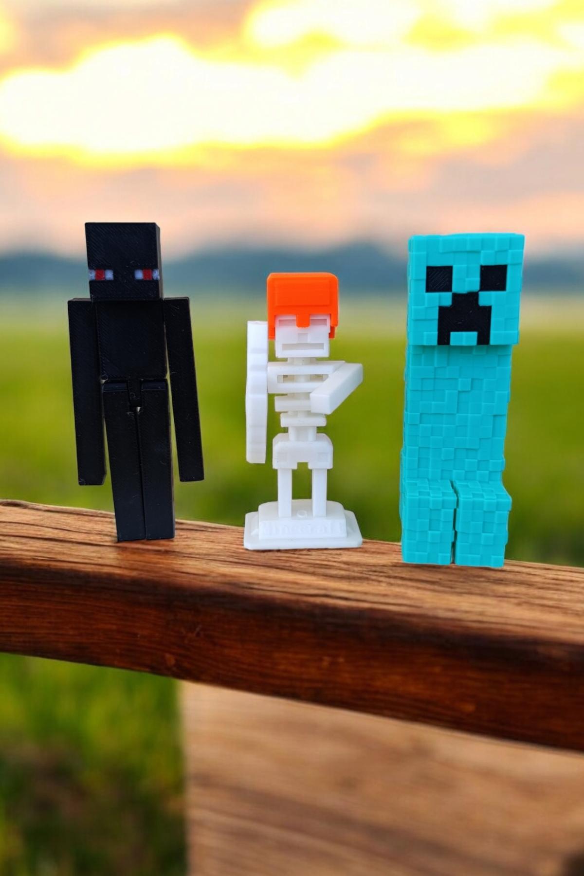 Karakter%20Figür%20Seti%20-%20Creeper,%20Enderman%20ve%20İskelet