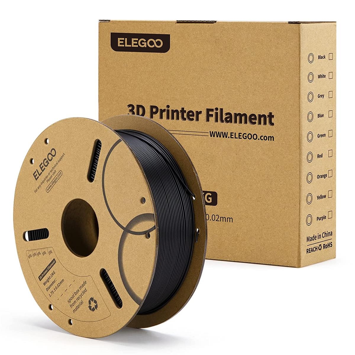 ELEGOO%20PLA%20Filament%20Siyah