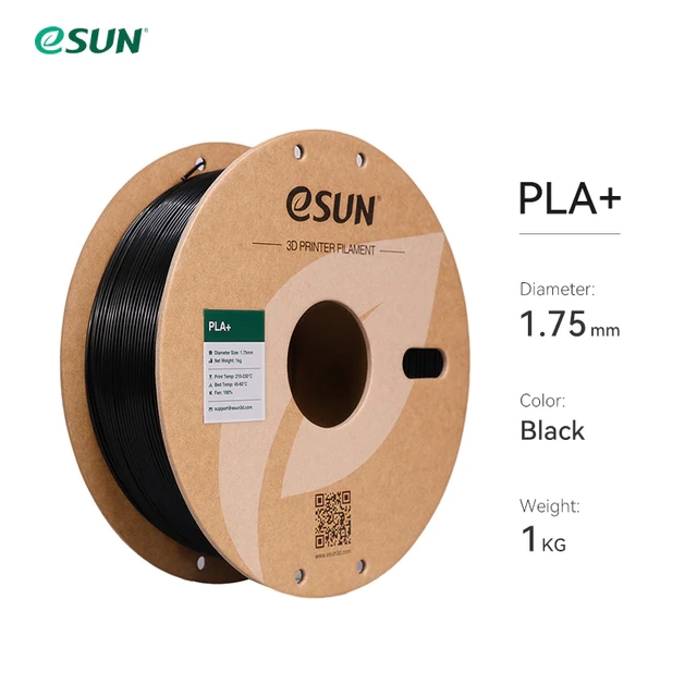 eSUN%20PLA%20Plus+%20Siyah%20Filament