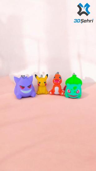 Pokemon Anahtarlık Set 4’lü